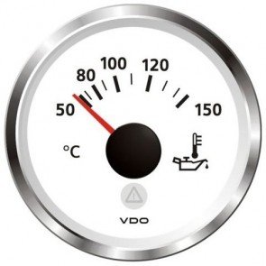 VDO Viewline 52mm Engine Oil Temperature Gauges - Triangular Bezel