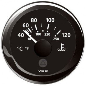 VDO Viewline 52mm Coolant Temperature Gauges
