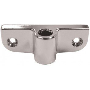 Chrome Plated Rowlock Plates - Side Mount - 11.5mm