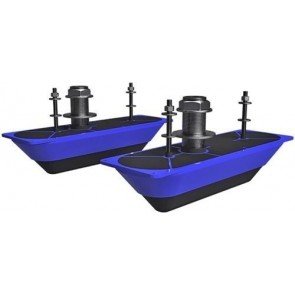 StructureScan 3D Dual Thru-Hull Transducers with Fairing Block