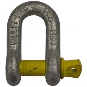 PWB Tested Galvanised D Shackles
