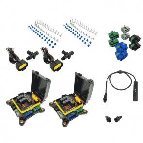 Kit contains everything needed to get going for a large number of connections