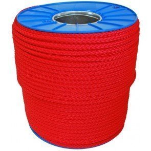8mm P/P Multifilament Rope - Red
