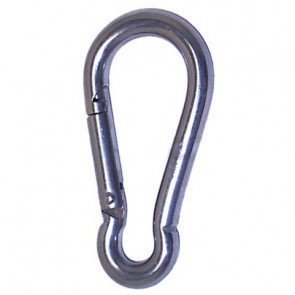 Stainless Steel Spring Hook Without Eye - 80mm