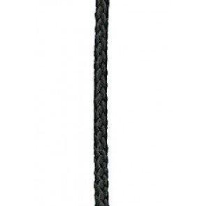 8mm Polyester 8 Plait cord - 1m - Black