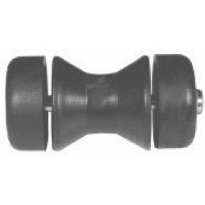 Dunbier Poly Bow Rollers With 12mm Shaft & End Caps - Suit 75mm