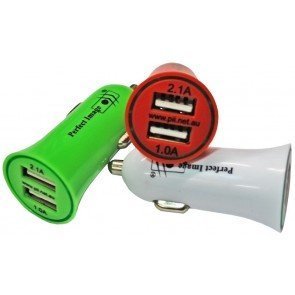 Low profile Dual USB Charger