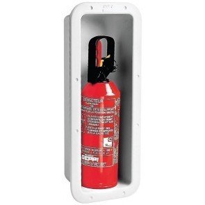 Recessed Deluxe Fire Extinguisher Boxes - 2Kg - Transparent Door