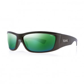 Tonic Shimmer Sunglasses - Matt Blk - Green Mirror Slice