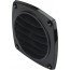 ZZG1465 - Black ABS Plastic<br>95mmW x 95mmH Overall<br>76mmW x 76mmH Hole