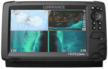 5/7/9 Inch Screen Down Scan Probe Marine Fishing Chart Instrument